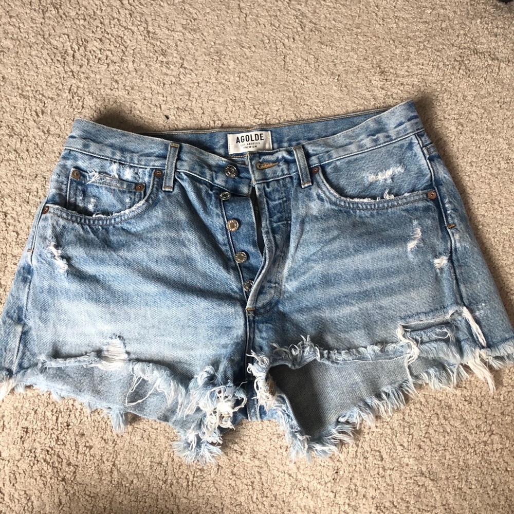 Agolde denim shorts